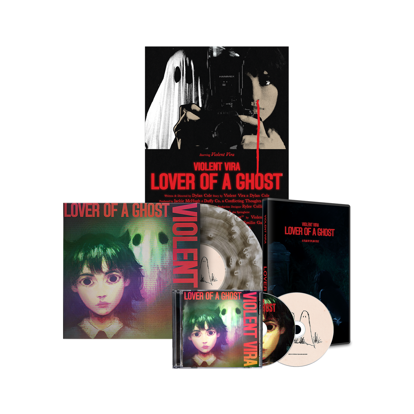 Lover Of A Ghost Film DVD + Poster & Deluxe Vinyl + CD